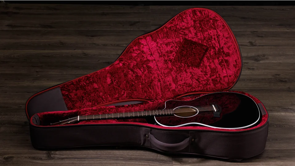 214ce-BLK PlusBig Leaf Mapleアコースティック エレクトリック ギター